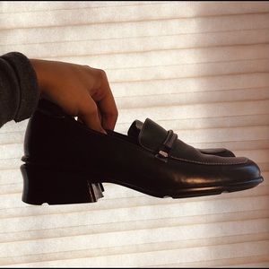 90s/Y2K Anne Klein Chunky Heel Loafers